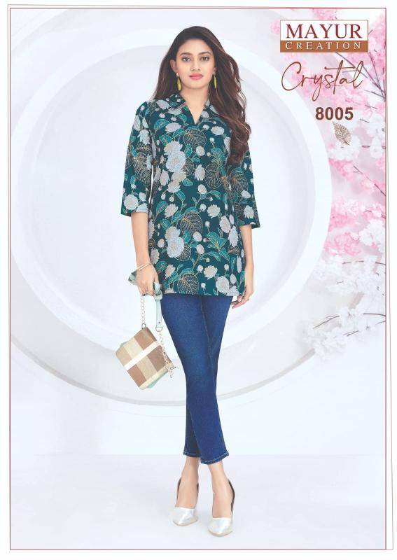 Mayur crystal vol-8 Surat kurti wholesale shopping